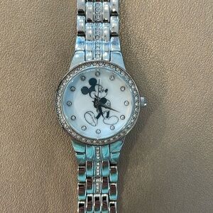 Authentic Disney Parks Stainless Steel Mickey Mouse Watch